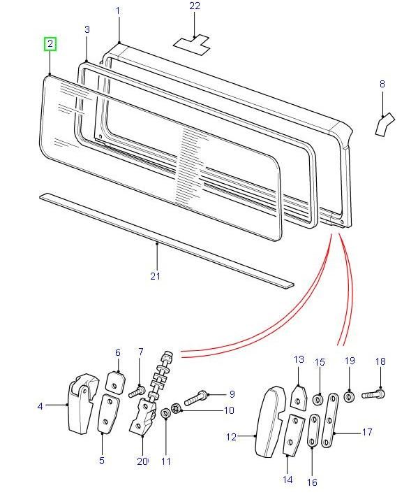 AG PARTS 6908 Windscreen