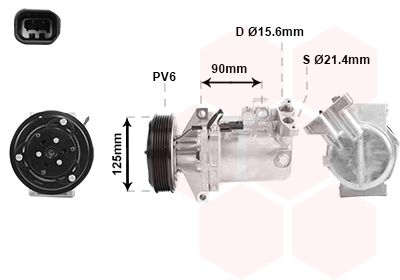 Компрессор кондиционера на Dokker, Duster, Fluence, Lodgy, Logan, Sandero