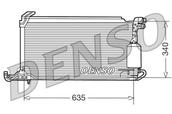 DENSO kondenzátor, klíma DCN32010