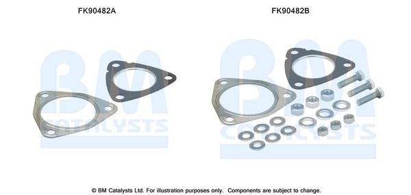 BM CATALYSTS szerelőkészlet, katalizátor FK90482
