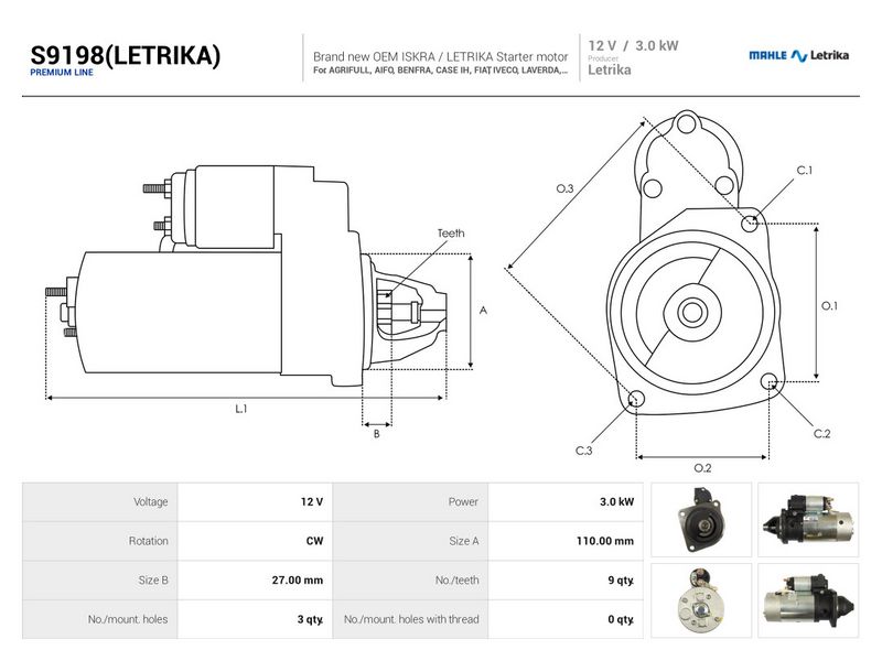 This part match OEM code: 2022507