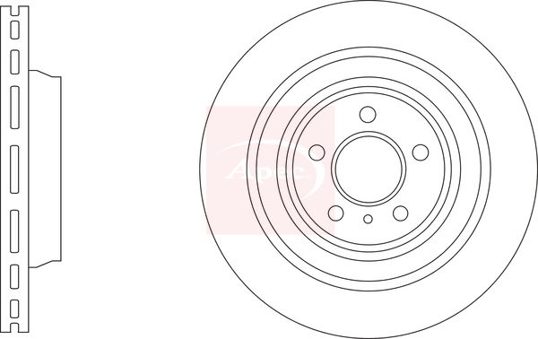 APEC Brake Disc DSK3313