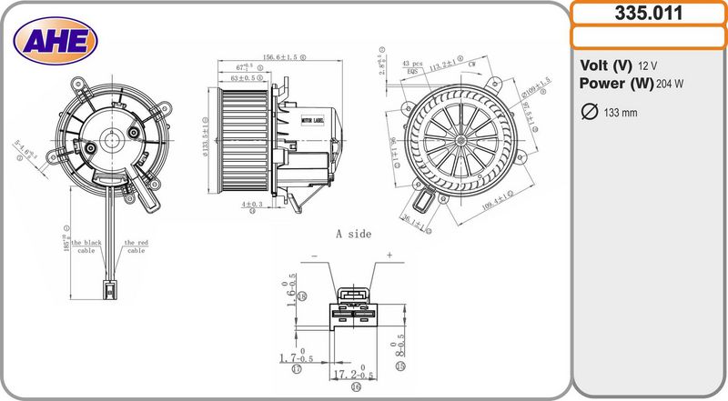 AHE 335.011 - Salono ventiliatorius
