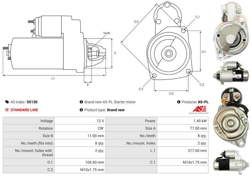 AS-PL S5130 Starter