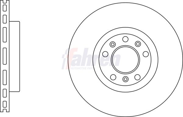 Fahren Brake Disc FBD6814