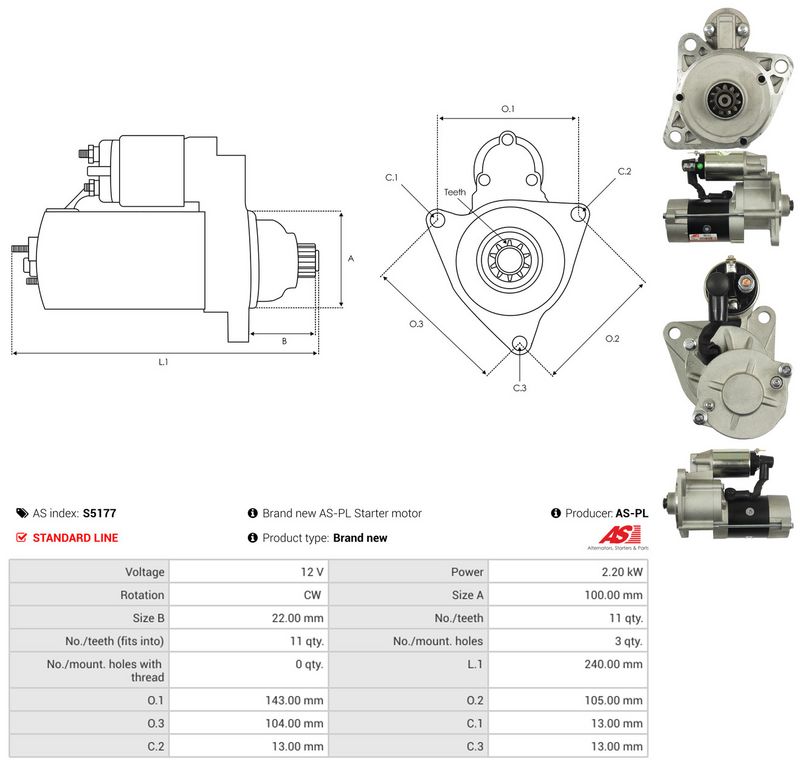 AS-PL S5177 Starter