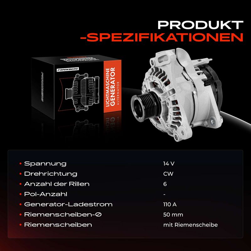 Frankberg 5481FB0032331 Alternator