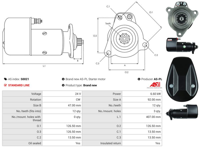 AS-PL S0021 Starter