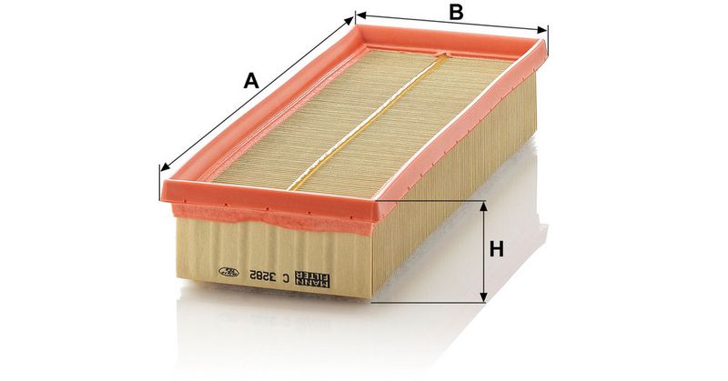 Õhufilter, MANN-FILTER C 3282
