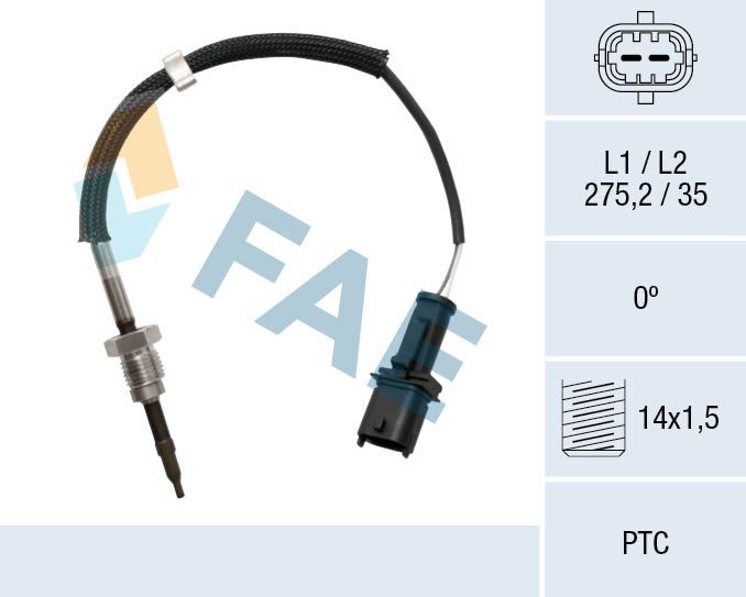 FAE Érzékelő, kipufogógáz-hőmérséklet 68047