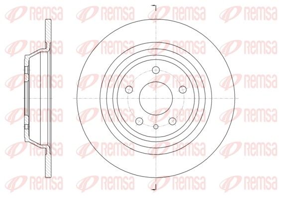 Гальмівний диск, Remsa 61606.00