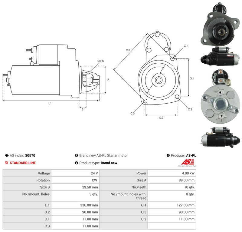 AS-PL S0570 Starter