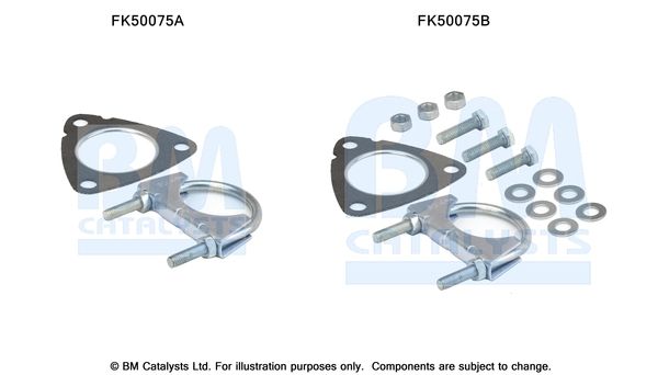 BM CATALYSTS szerelőkészlet, kipufogócső FK50075