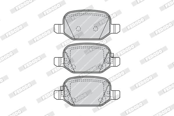 FERODO Plaquettes de frein à disque FDB4459