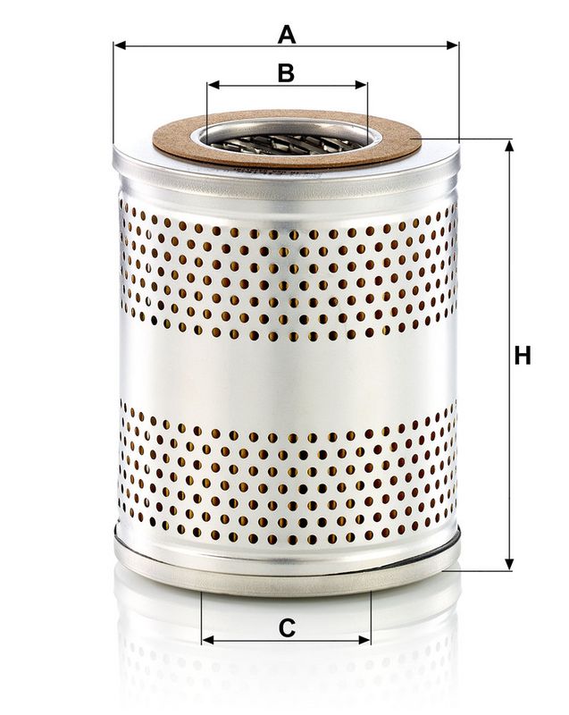 Hydraulisch filter (patroon) past: ALLIS CHALMERS 7010  ATLAS XAS 90  BOBCAT 975  CASE IH 1394, 120 MAXXUM  CLAAS 546, 556, 566, 617 ATZ, 657  DITCH WITCH 100  FORD 8600, 8700, 9700, 1164, 1164 TW