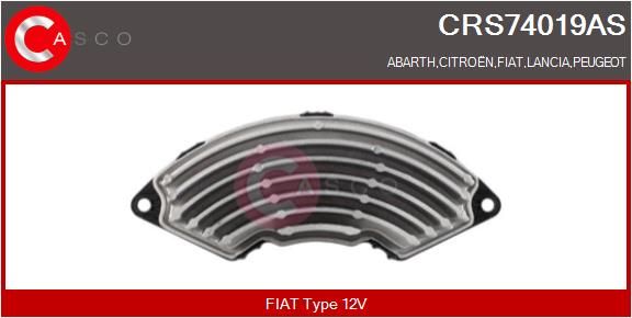 Резистор, компресор салону, Casco CRS74019AS