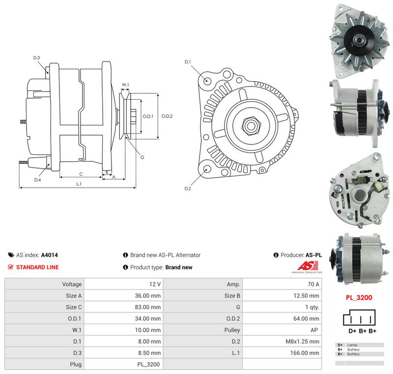 Generaator, AS-PL A4014