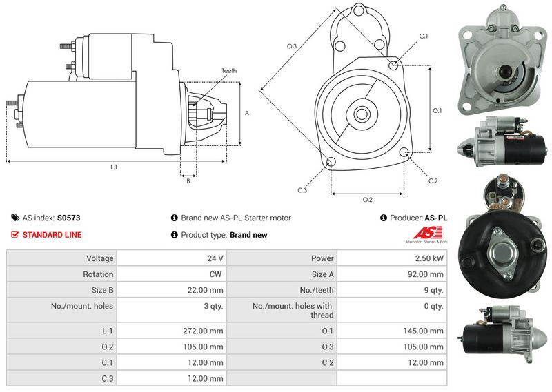 AS-PL S0573 Starter