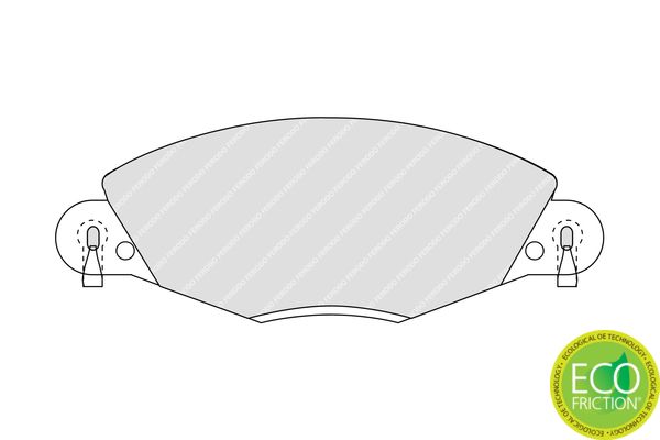 FERODO FDB1412 Brake Pad Set, disc brake