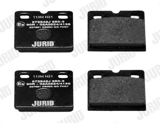 JURID 573942J Brake Pad Set, disc brake