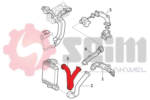 SEIM 982068 Charge Air Hose