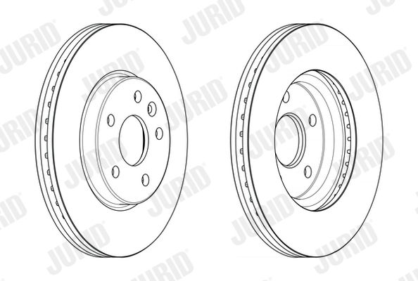Гальмівний диск, Jurid 563247JC