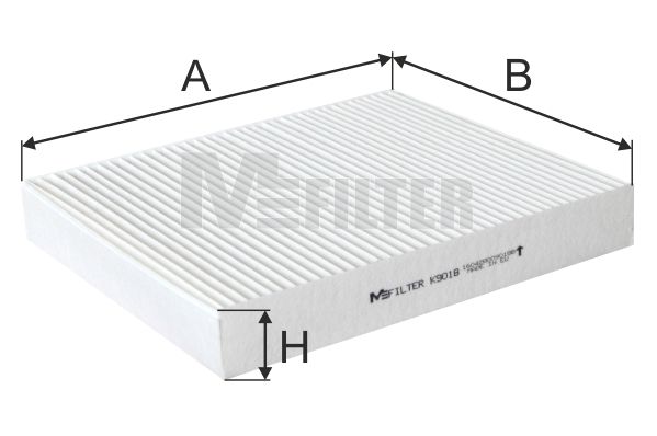 Фільтр, повітря у салоні, Mfilter K9018