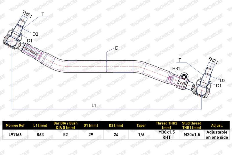 Táhlo řízení L97I66