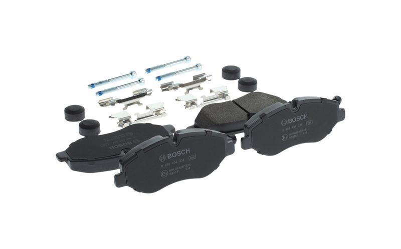 Piduriklotsi komplekt, ketaspidur, BOSCH 0 986 494 334