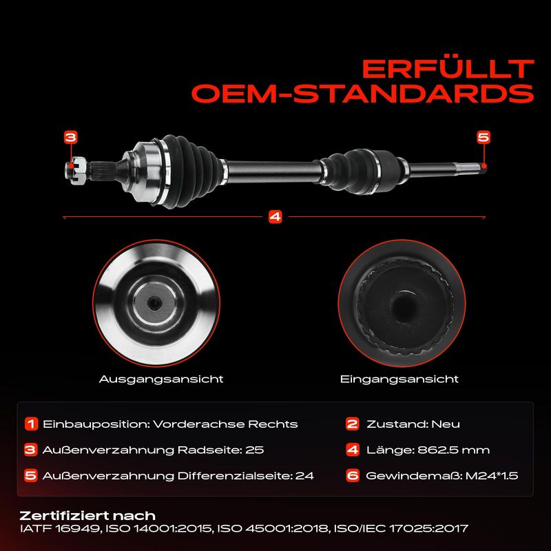 Frankberg 5481FB0009898 Drive Shaft