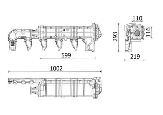 Product Image - Koeler, uitlaatterugvoering - CE38000P - MAHLE