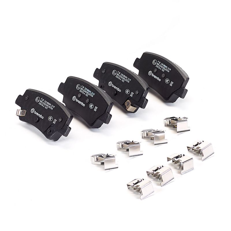 Remblokken set Achter (met een dempingskussen), past: HYUNDAI ELANTRA VII, I20 III 1.6/2.0 03.20-