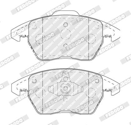 FERODO FDB5110 Brake Pad Set, disc brake