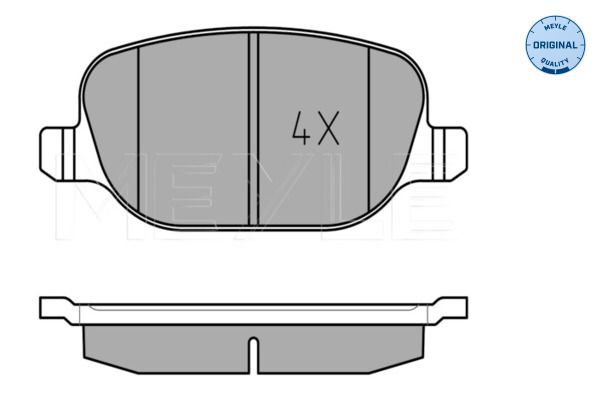MEYLE 025 237 6017 Brake Pad Set, disc brake