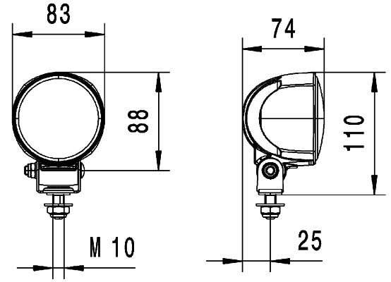 Pracovní světlomet 1G0 996 576-001