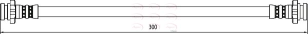 APEC Brake Hose HOS4052