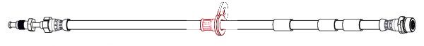 APEC Brake Hose HOS4516