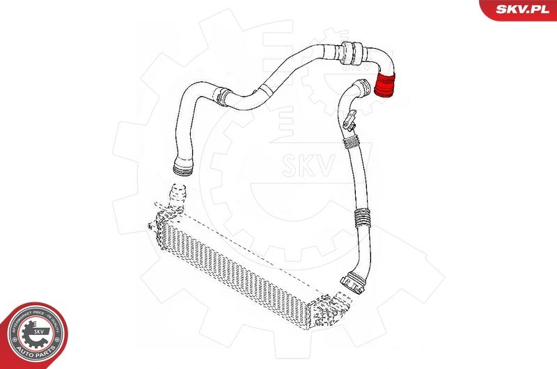 Шланг подачі наддувального повітря, Skv Germany 43SKV011