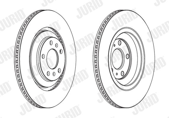 JURID 563095JC Brake Disc