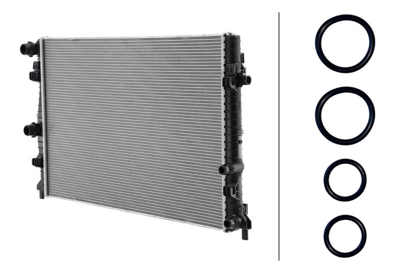 Radiaator, mootorijahutus HELLA 8MK366304-251