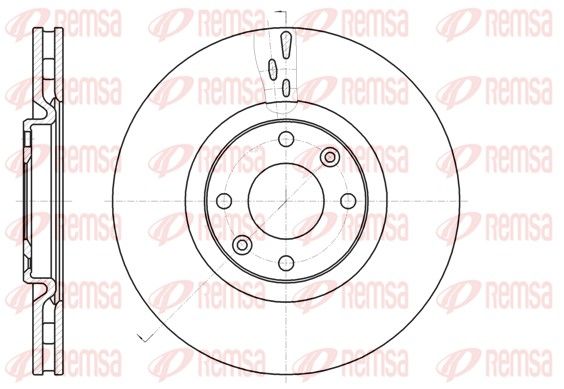 REMSA CITROEN тормозной диск передний C4,DS4,DS5, Peugeot 308,3008,5008