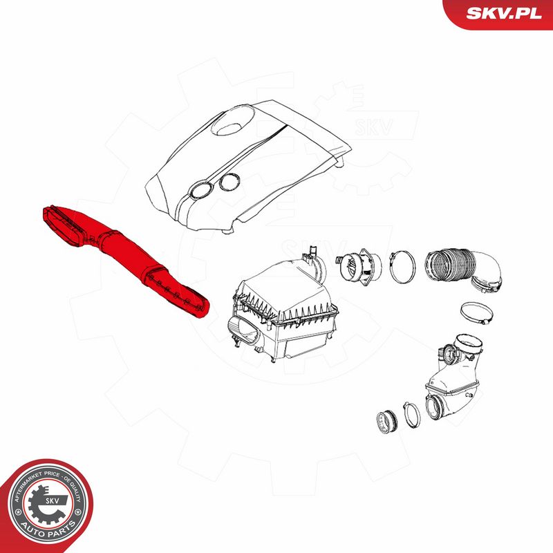 ESEN SKV 43SKV909 Intake Hose, air filter