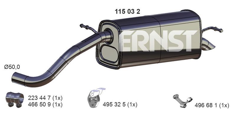 Toba esapament finala ERNST 115032