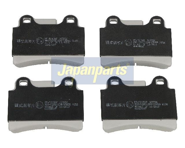 JAPANPARTS Stabdžių trinkelių rinkinys, diskinis stabdys