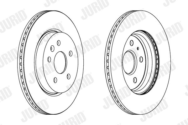 Гальмівний диск, Jurid 562463JC