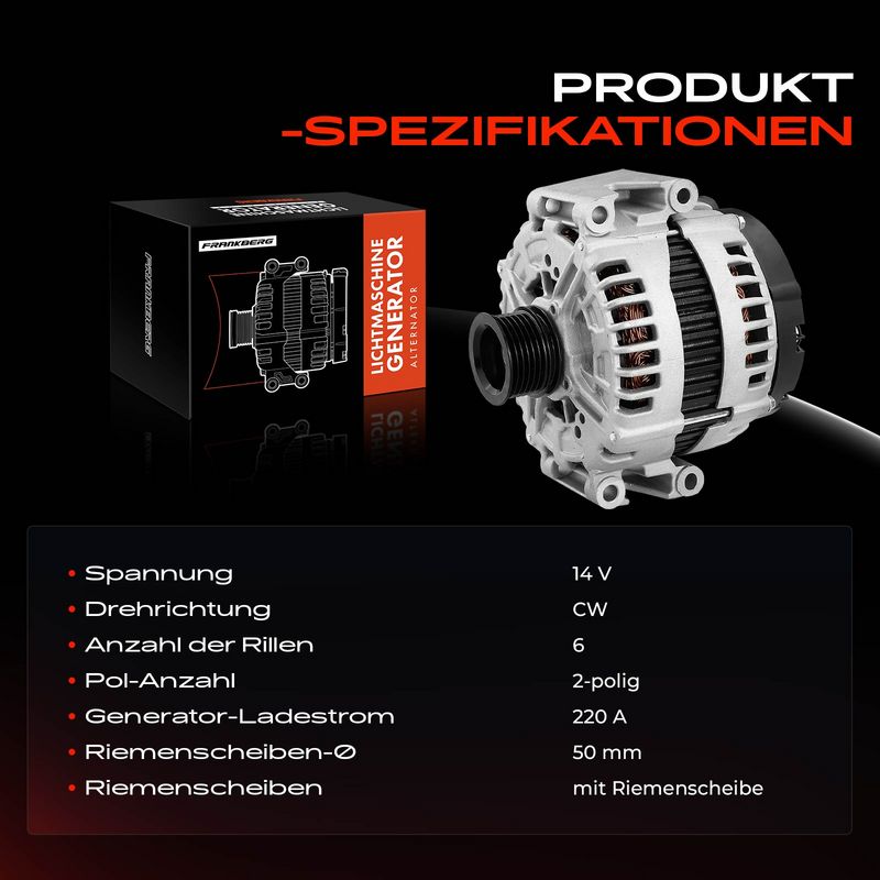 Frankberg 5481FB0002005 Alternator
