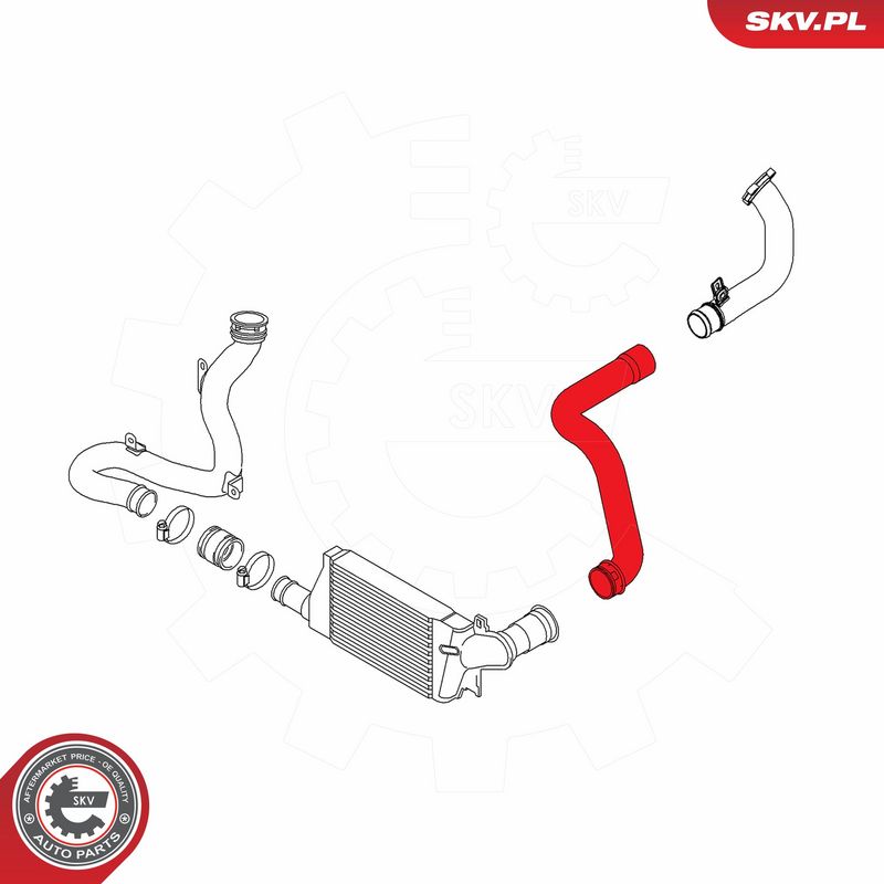 ESEN SKV 43SKV481 Charge Air Hose