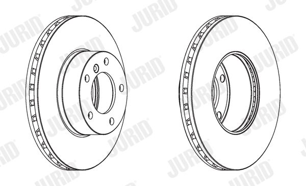 Гальмівний диск, Jurid 563094JC-1