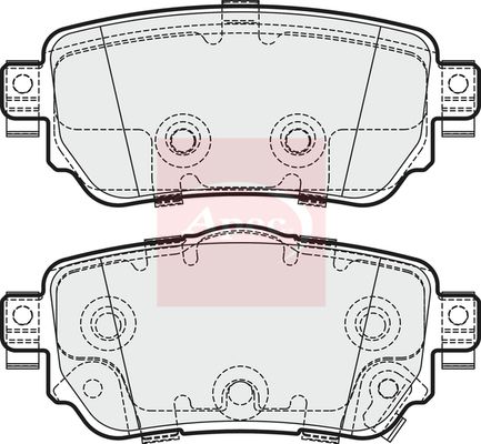 APEC Brake Pad Set, disc brake PAD2013