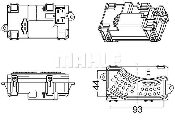 WILMINK GROUP Szabályozó, belsőtér ventilátor WG2368528